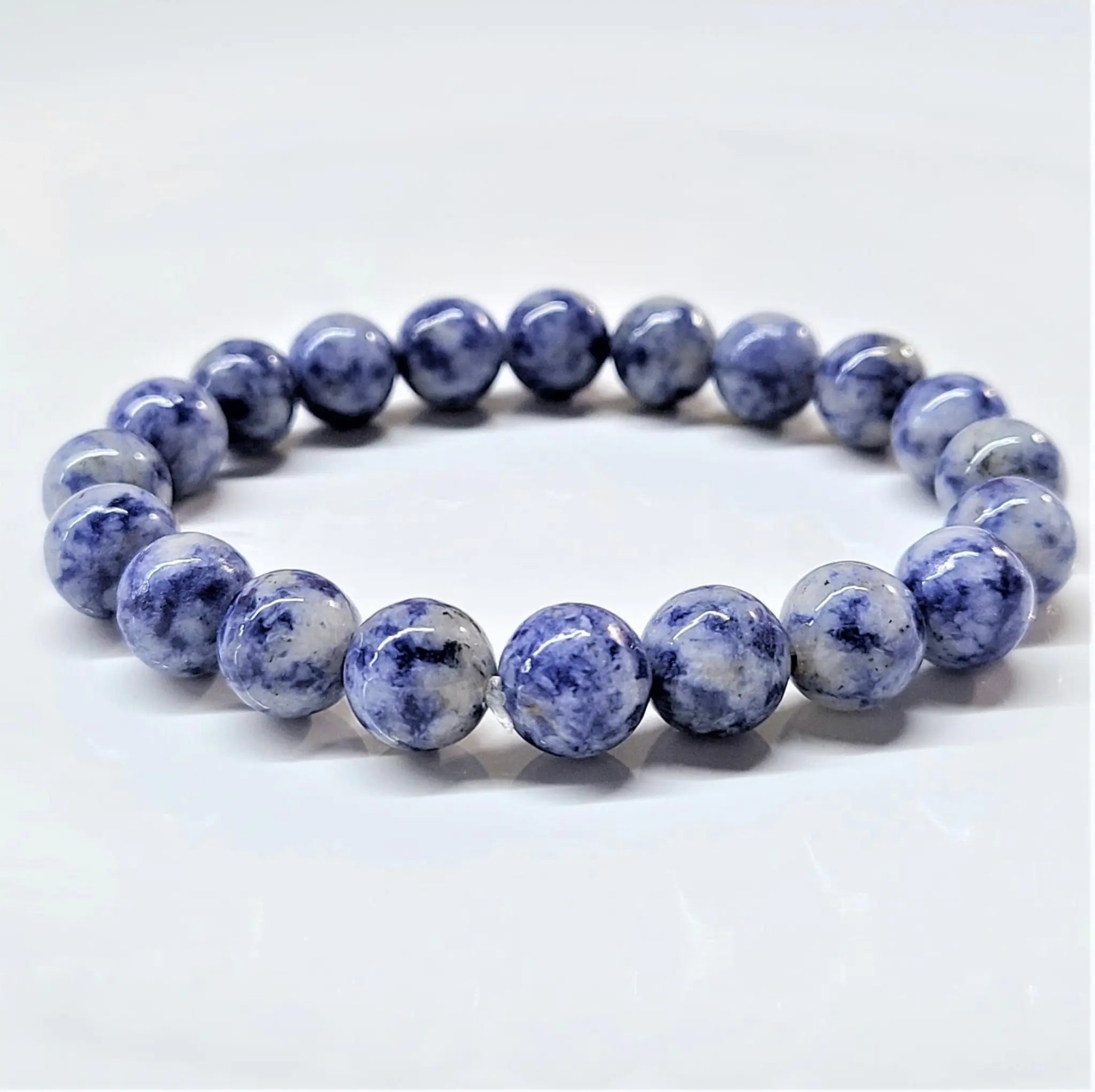Sodalite Round Bead Bracelet - Eliminates Confusion | Bracelets | Wiccan Center