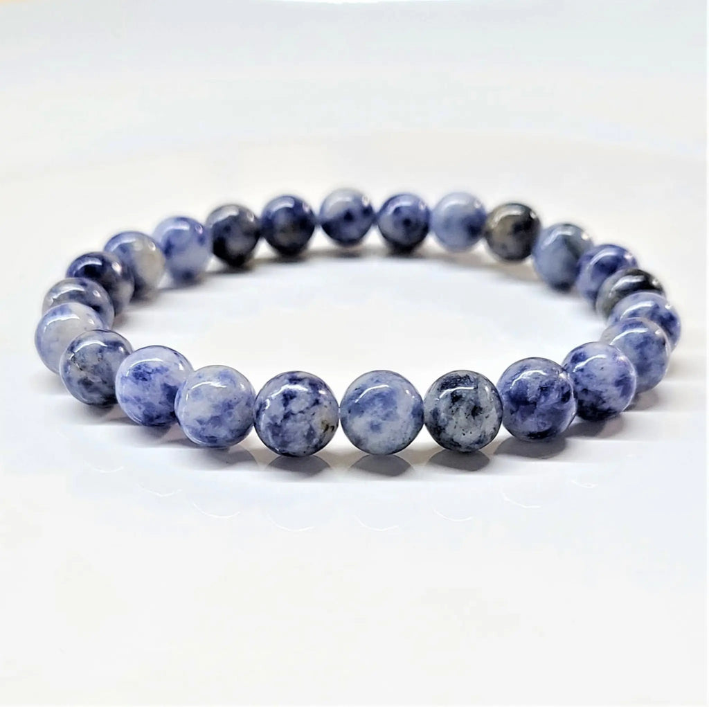 Sodalite Round Bead Bracelet - Eliminates Confusion | Bracelets | Wiccan Center