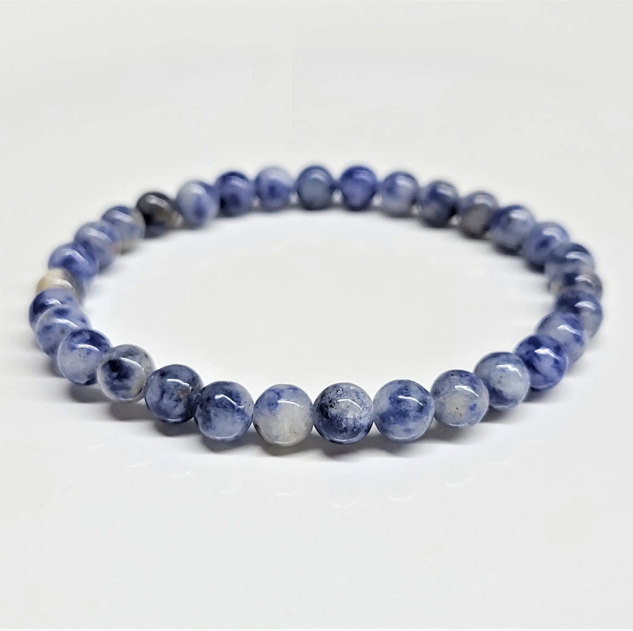 Sodalite Round Bead Bracelet - Eliminates Confusion | Bracelets | Wiccan Center