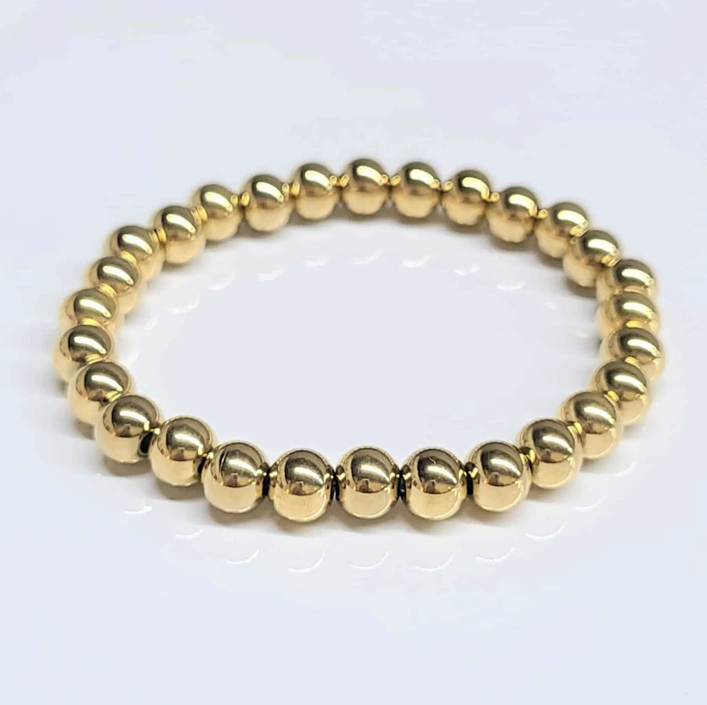 Stainless Steel Round Bead Bracelet - Style Pop | Bracelets | Wiccan Center