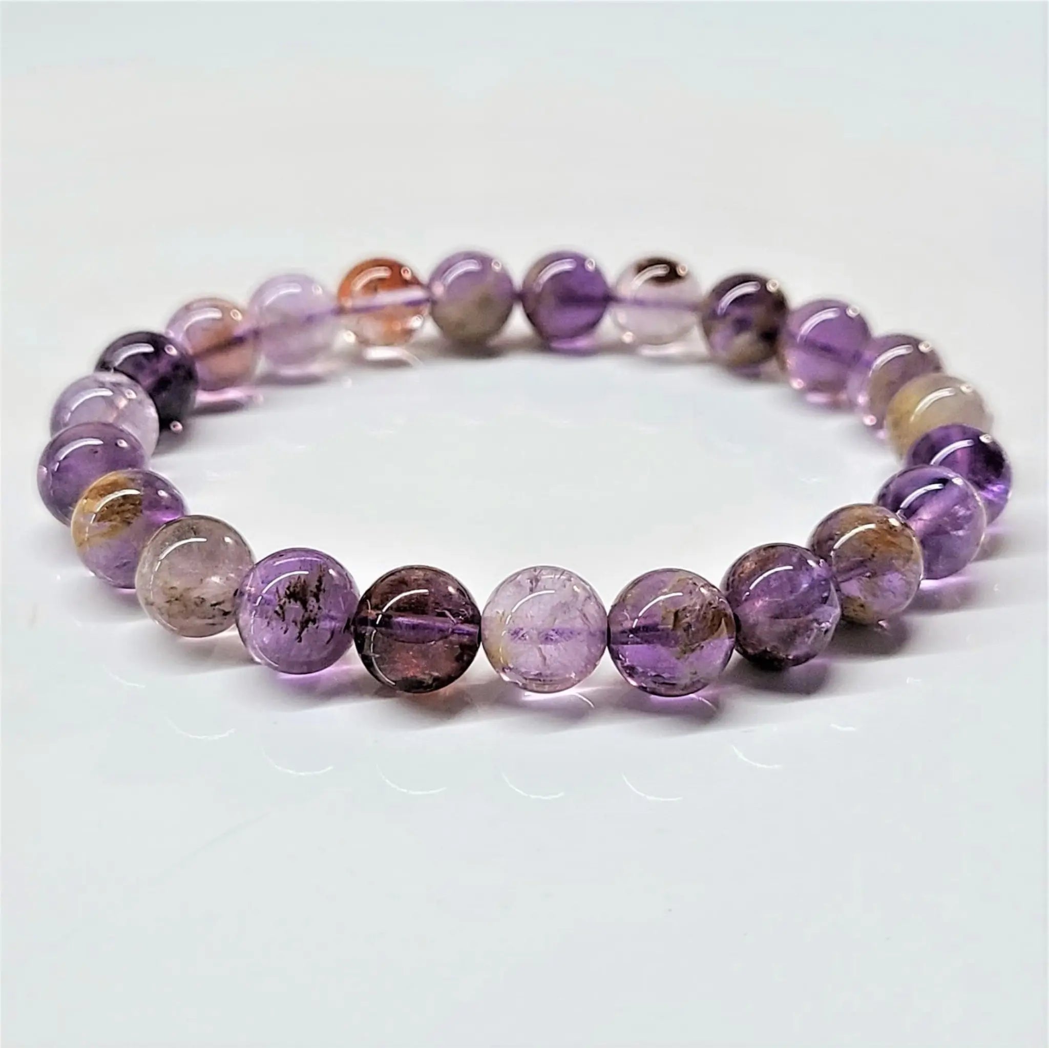 Super 7 Round Bead Bracelet - Spiritual Expansion | Bracelets | Wiccan Center