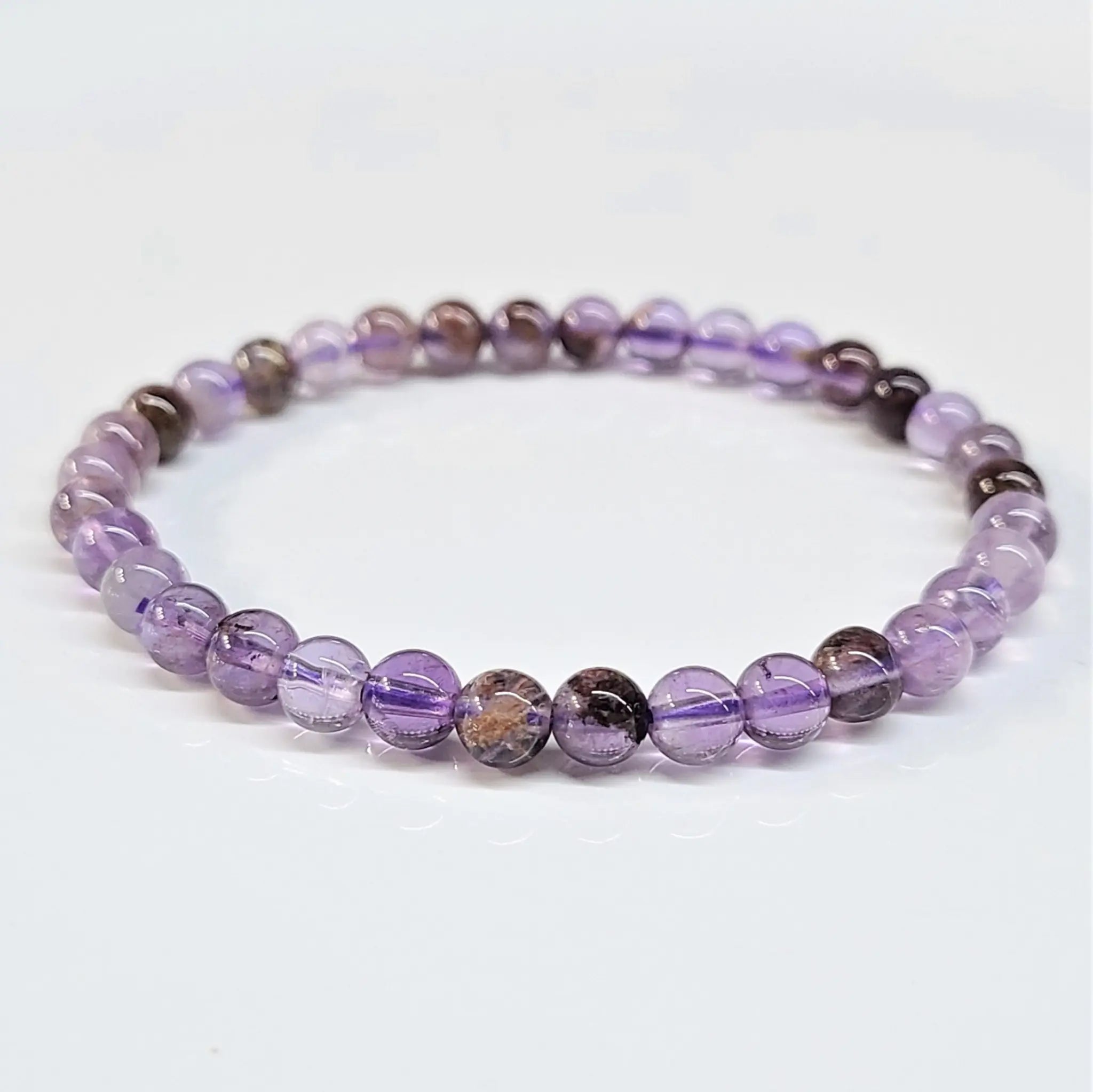 Super 7 Round Bead Bracelet - Spiritual Expansion | Bracelets | Wiccan Center