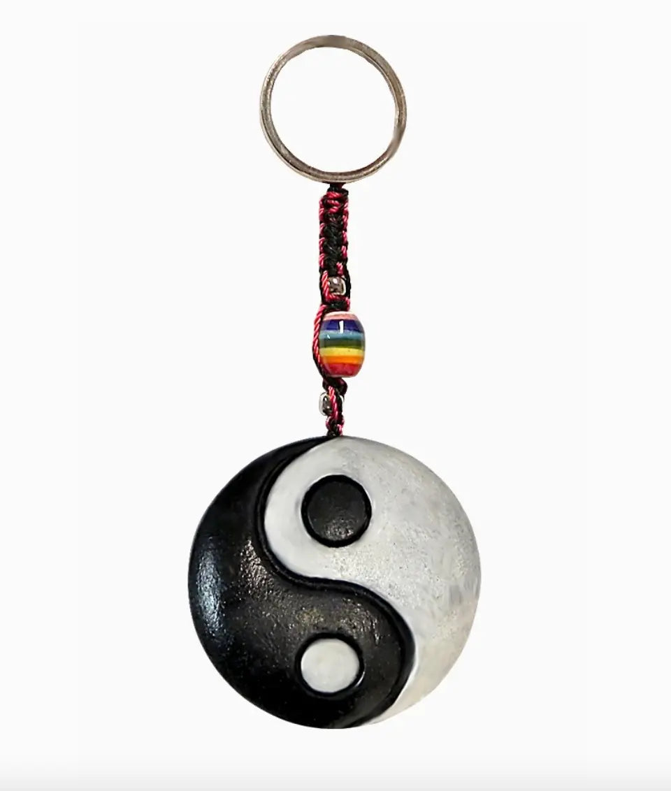 Yin Yang Keychain Hand Crafted | Keychains | Wiccan Center