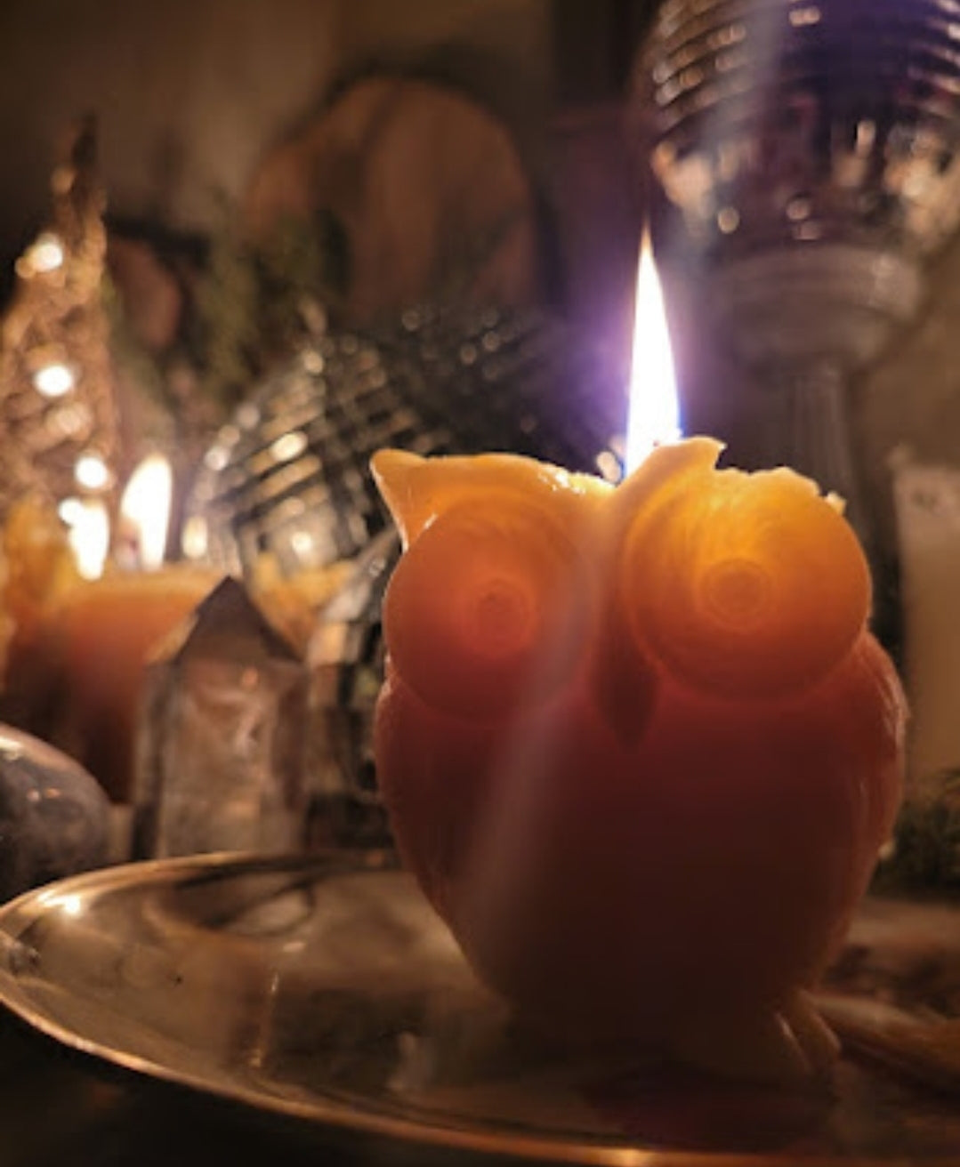 Wise Old Owl Candle | Candle | Wiccan Center