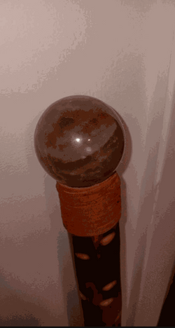 Discover the Magic Within:The Beautiful Citrine Crystal Ball Walking Stick! | | Wiccan Center