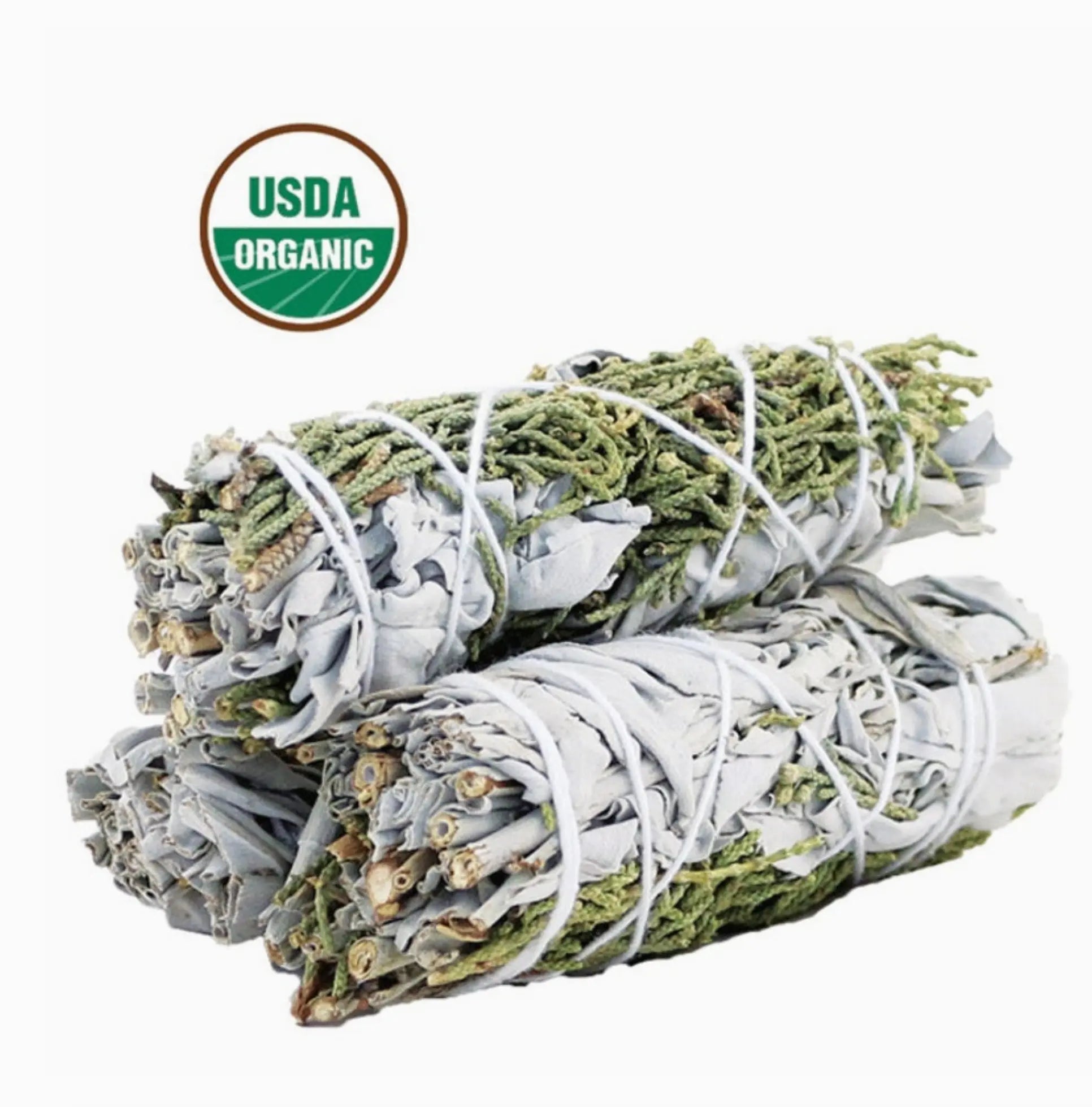 Juniper & White Sage Smudge Stick (4 in.) | Smudge Sticks | Wiccan Center