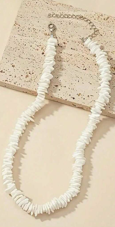 White Puka Shell Chakra Necklace – Zen-Inspired Natural Shell Jewelry | | Wiccan Center