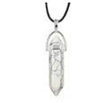 Howlite Bullet Point Necklace | Chains and Necklaces | Wiccan Center