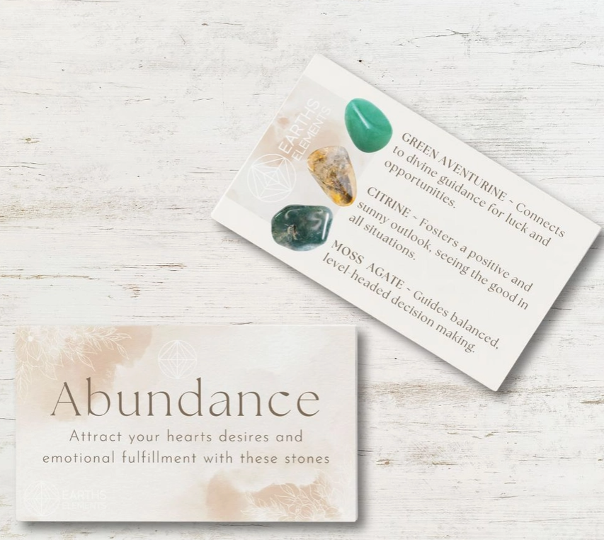 Intentions Bracelet Set – Abundance (Citrine, Green Aventurine & Moss Agate) | | Wiccan Center