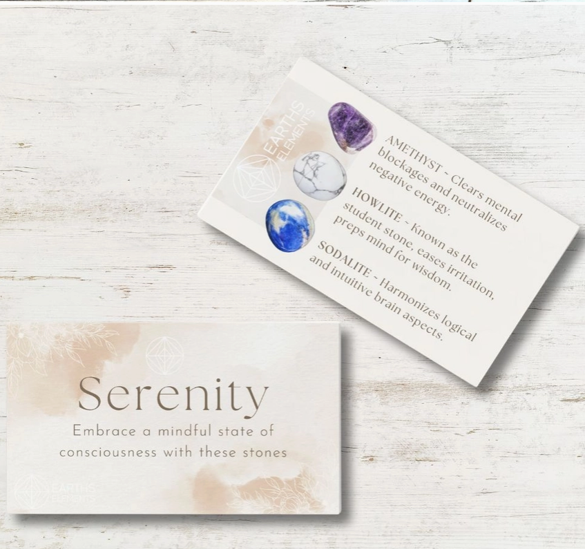 Intentions Bracelet Set – Serenity (Amethyst, Sodalite & Howlite) | | Wiccan Center