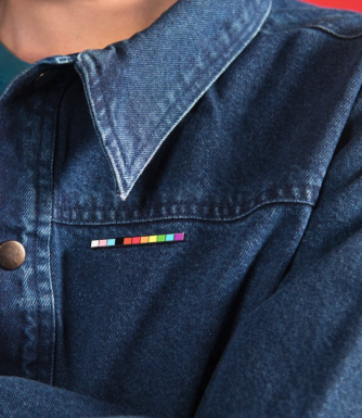 Progress Pride Flag Brooch – Inclusive LGBTQ+ Pin | | Wiccan Center