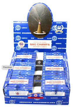 Incense Cones - Nag Champa Dhoop Cones - Satya Sai Baba | Incense Cones | Wiccan Center