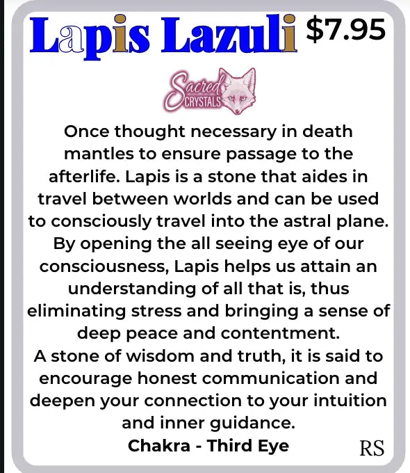 Rough Lapis Lazuli – Raw Stone from India | Rough Stones | Wiccan Center