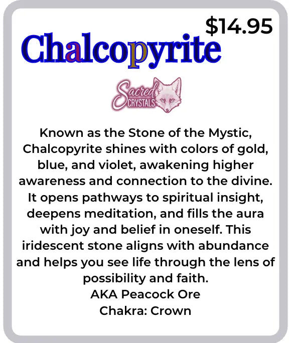 Rough Chalcopyrite – Raw Stone from Mexico | Rough Stones | Wiccan Center