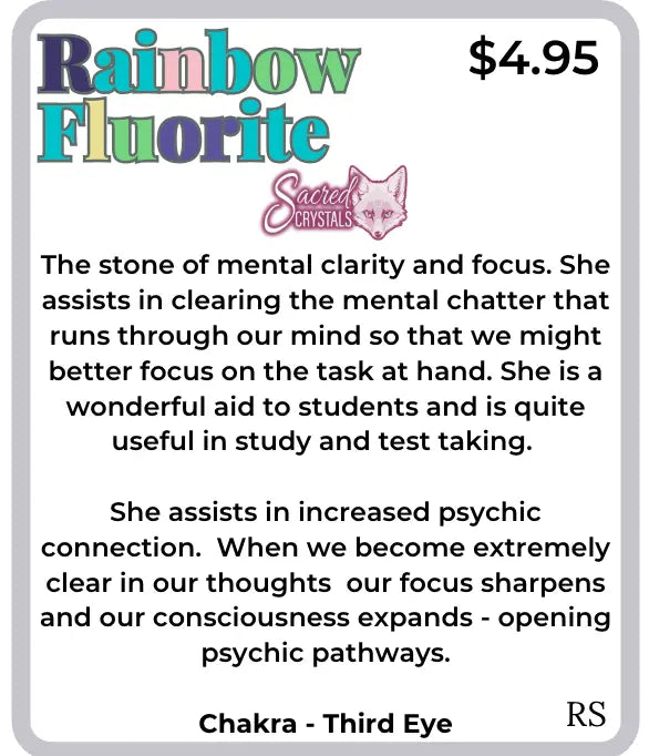 Rough Rainbow Fluorite – Raw Stone from China | Rough Stones | Wiccan Center