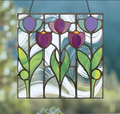 Prairie Tulips Stained Glass Flowers Pattern | Crafting Patterns & Molds | Wiccan Center