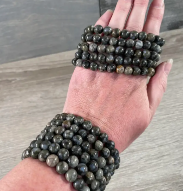 Que Sera Sera Natural Stone Bracelet | 8mm Beads for Small to Medium Wrists | | Wiccan Center