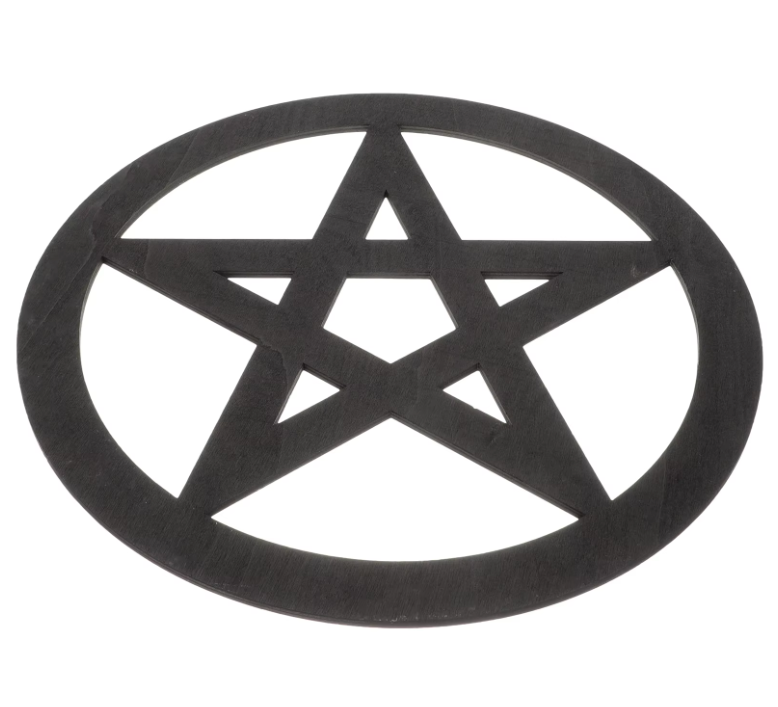 Wood Pentacle Altar Tiles | Altar Tile | Wiccan Center