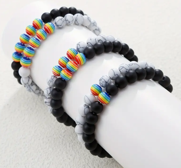 LGBTQ Pride Beaded Bracelet | | Wiccan Center
