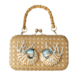Custom Cane Clutch With Bamboo Handle | Purses | Wiccan Center