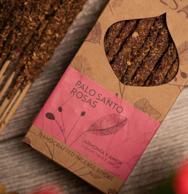 Rose Palo Santo Incense 30pk | Incense | Wiccan Center