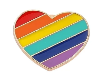 LGBTQ+ Rainbow Pride Flag Enamel Pin – Many Fabulous Styles | | Wiccan Center