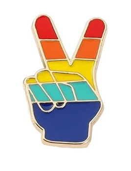 LGBTQ+ Rainbow Pride Flag Enamel Pin – Many Fabulous Styles | | Wiccan Center