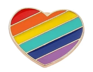 LGBTQ+ Rainbow Pride Flag Enamel Pin – Many Fabulous Styles | | Wiccan Center