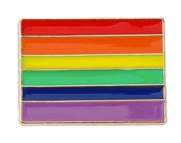LGBTQ+ Rainbow Pride Flag Enamel Pin – Many Fabulous Styles | | Wiccan Center