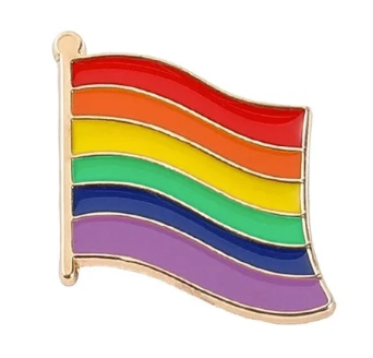 LGBTQ+ Rainbow Pride Flag Enamel Pin – Many Fabulous Styles | | Wiccan Center