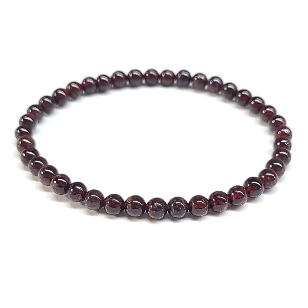 Garnet Round Bead Bracelet - Passionate Strength | Bracelets | Wiccan Center