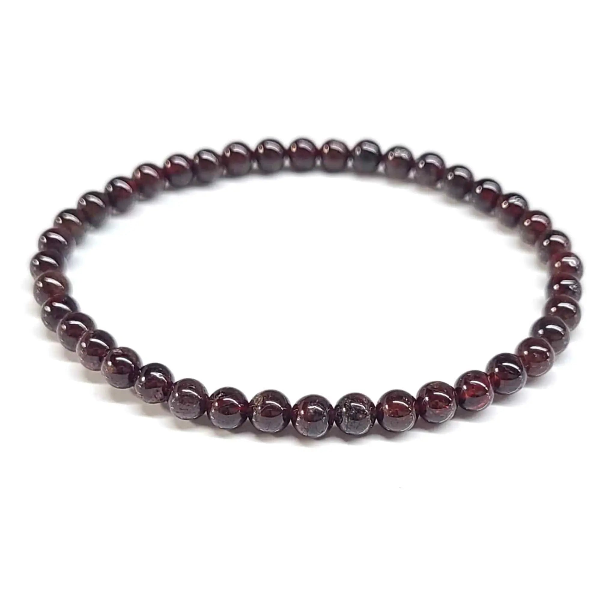 Garnet Round Bead Bracelet - Passionate Strength | Bracelets | Wiccan Center