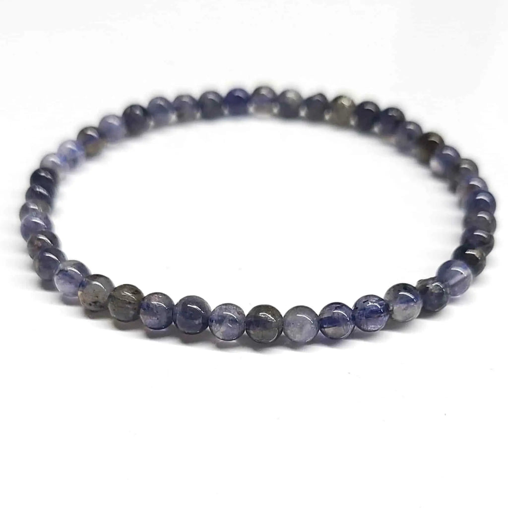 Iolite Round Bead Bracelet - Visionary Guidance | Bracelets | Wiccan Center