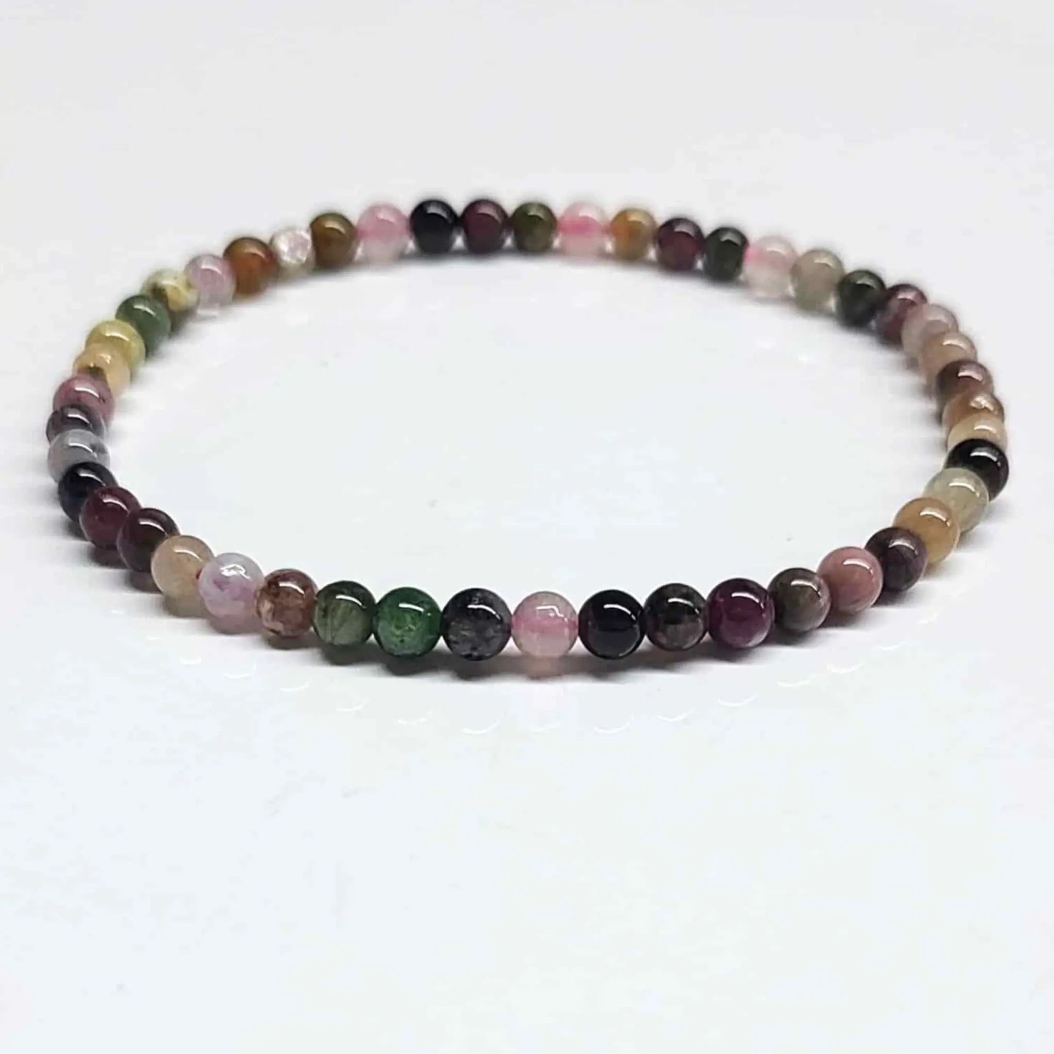 Multi-Tourmaline Round Bead Bracelet - Lightness of Being | Bracelets | Wiccan Center