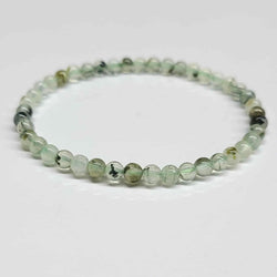 Prehnite Round Bead Bracelet - Unconditional Love | Bracelets | Wiccan Center
