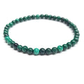 Natural Malachite Round Bead Bracelet - Abundant Love | Bracelets | Wiccan Center
