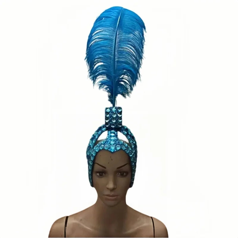The Stardust Sahara – Mohawk Feather Carnival & Samba Headdress | Headdress | Wiccan Center