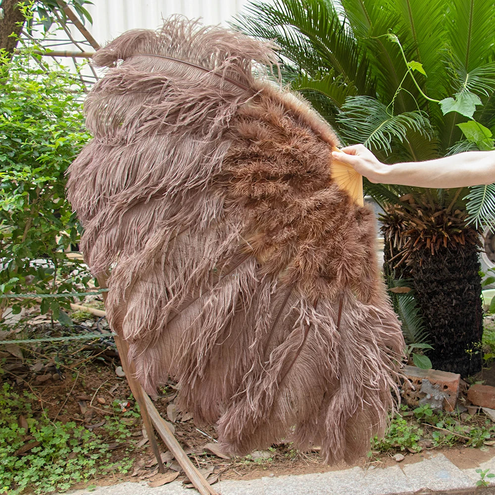 90CM Ostrich Feather Fans | Feather Fans | Wiccan Center