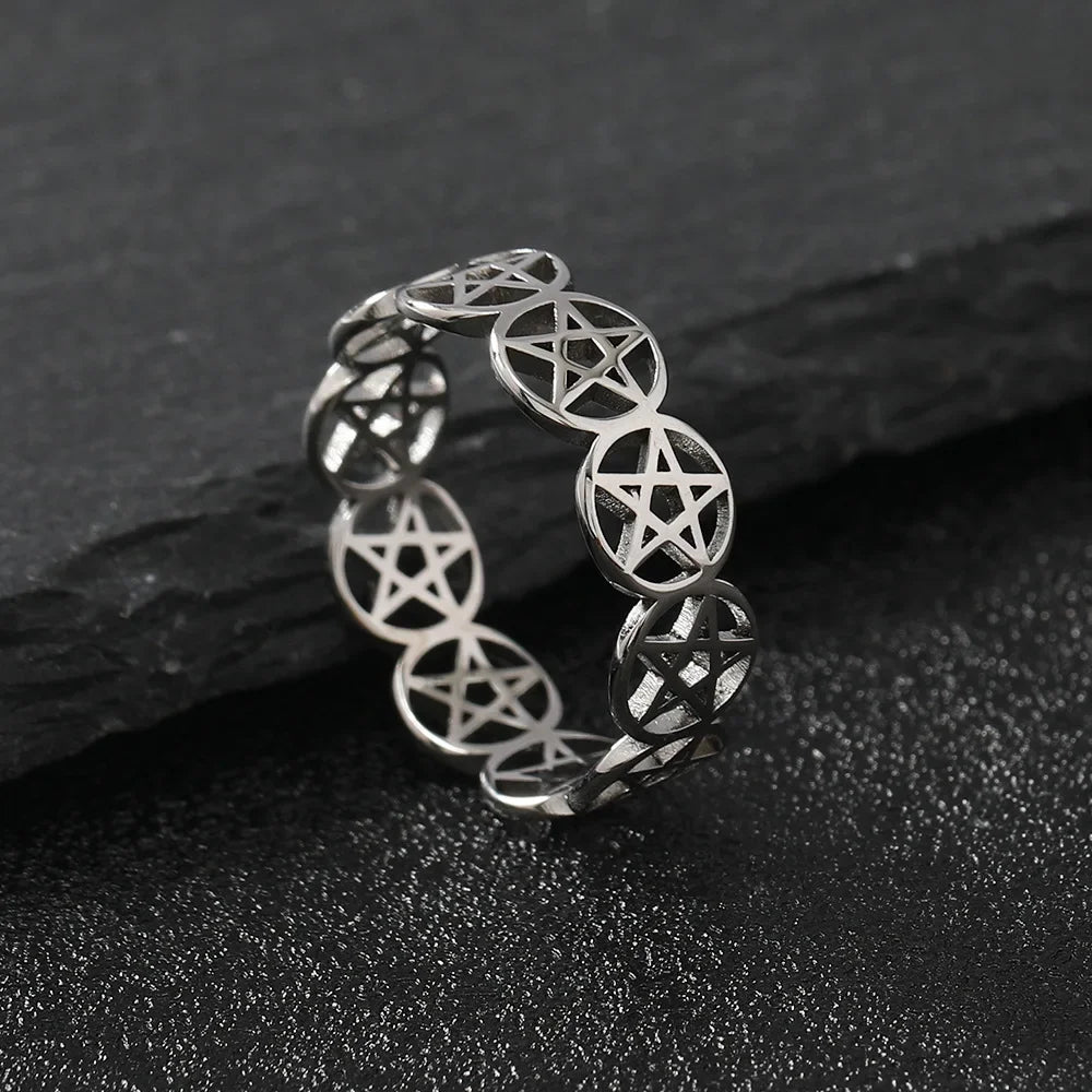 Pentacle Band Rings | rings | Wiccan Center