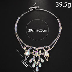 AB Rhinestone Water Drop Crystal Drop | Necklaces | Wiccan Center