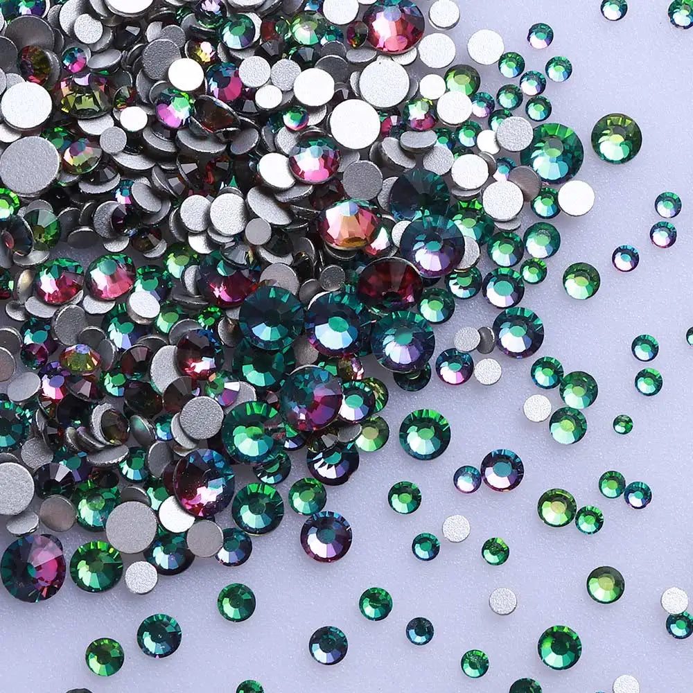1440PCS SS3-SS20 Mix Size Non-Hotfix Glass FlatBack Rhinestones | Non-Hotfix | Wiccan Center