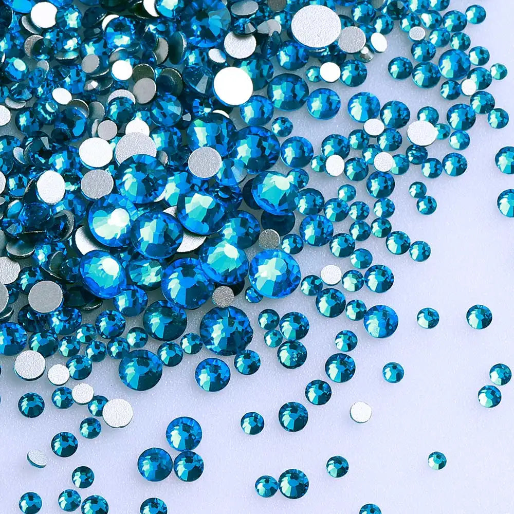 1440PCS SS3-SS20 Mix Size Non-Hotfix Glass FlatBack Rhinestones | Non-Hotfix | Wiccan Center