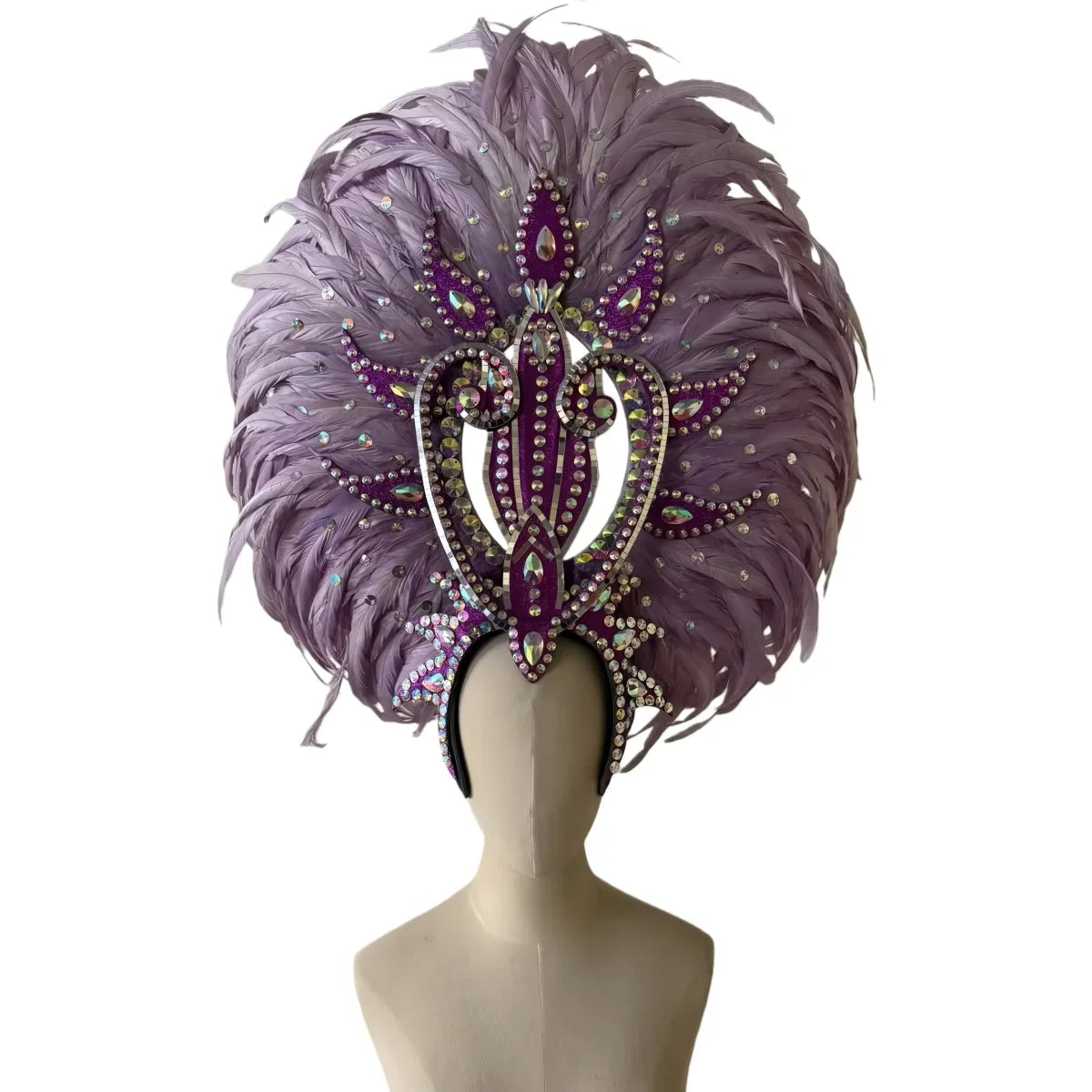 The Stardust Copacabana Feather Crown – Samba Parade Headdress | Headdress | Wiccan Center