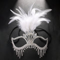 Carnival Feather Masquerade Jewelry Mask | Masks | Wiccan Center