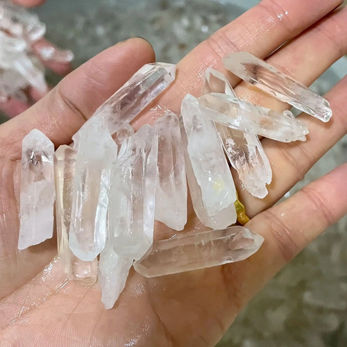 1000g/bag Bulk 100% Natural Clear Quartz Healing Crystal Point Wand Energy Stone Raw Rock Mineral Specimen Home Decor | | Wiccan Center