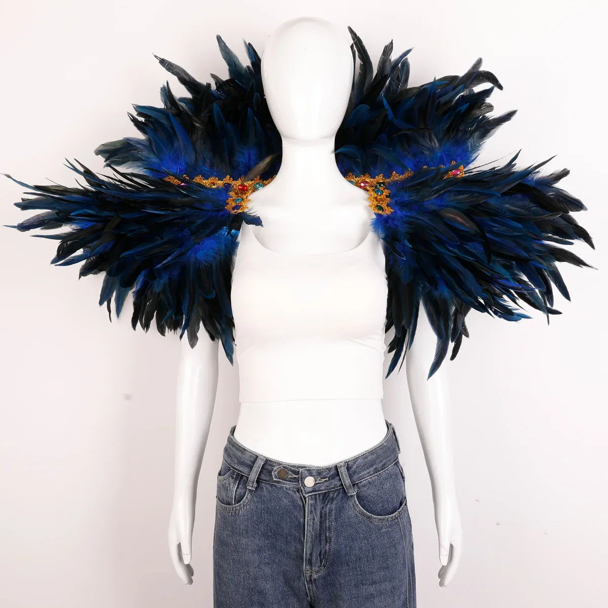 Festival Carnival Feather Shawl | Feather Shawl | Wiccan Center