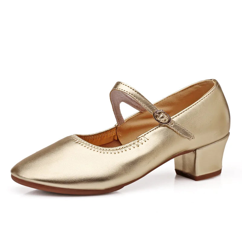 The Stardust Carousel Mary Jane – Classic Low-Heel Dance Pump | Shoes | Wiccan Center