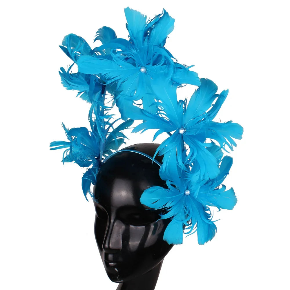 Feather Flower Headdress | Headpiece | Wiccan Center