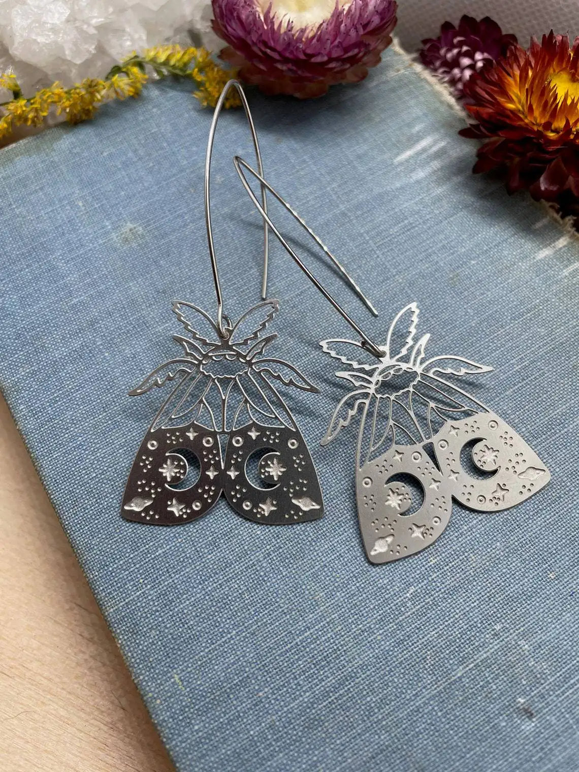 Assorted Moth & Butterfly Dangle Earrings | earrings | Wiccan Center