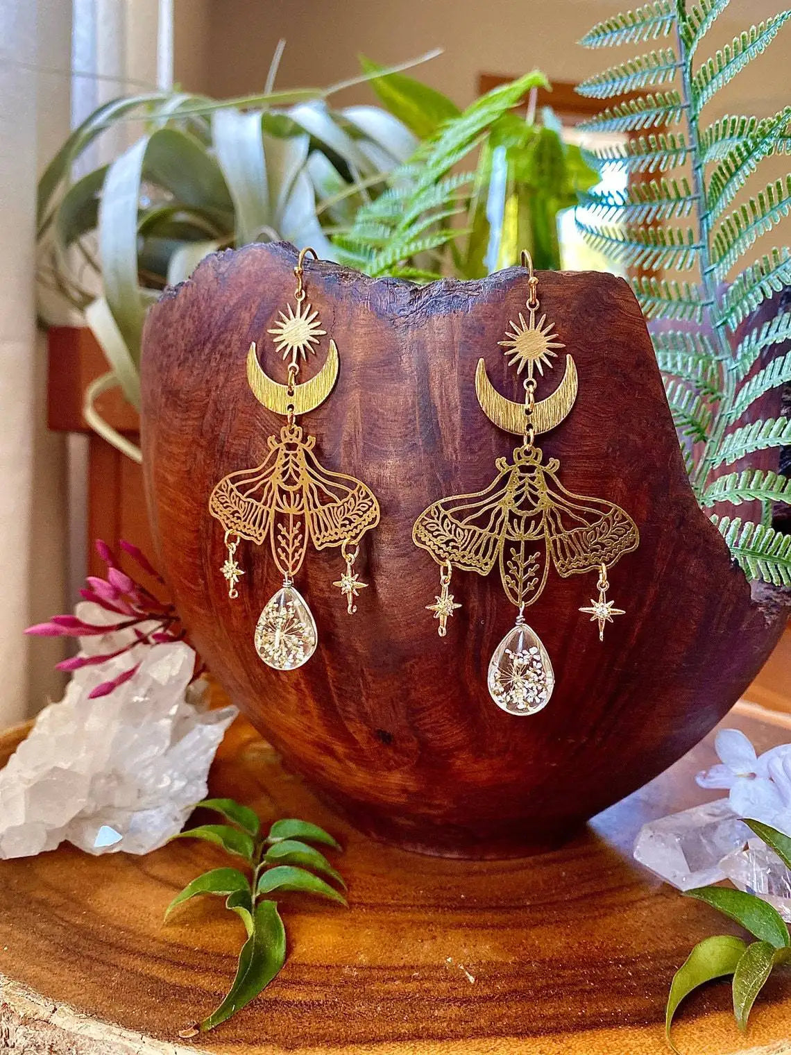 Assorted Moth & Butterfly Dangle Earrings | earrings | Wiccan Center